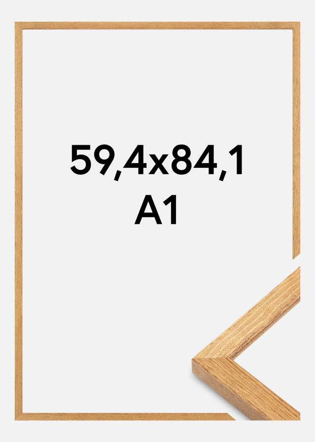 Jämtlands Ramfabrik Frame Tulipa Acrylic Glass Oak 59.4x84.1 cm (A1)