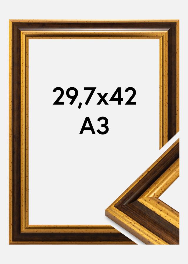 Jämtlands Ramfabrik Frame Aberystwyth Acrylic Glass Gold 29.7x42 cm (A3)