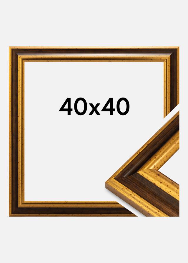 Jämtlands Ramfabrik Frame Aberystwyth Acrylic Glass Gold 40x40 cm