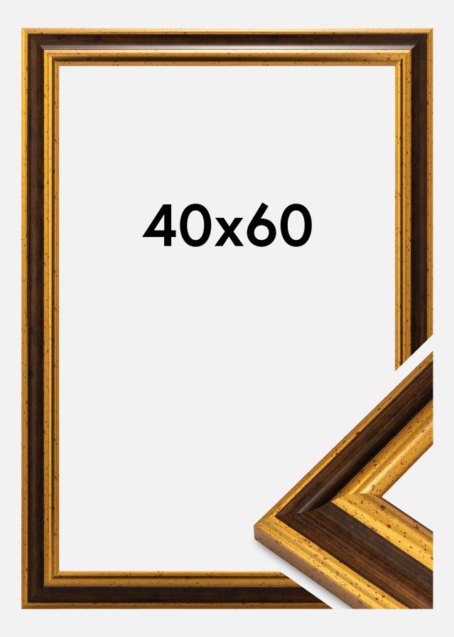 Jämtlands Ramfabrik Frame Aberystwyth Acrylic Glass Gold 40x60 cm