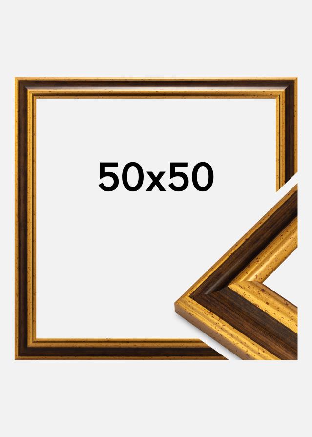 Jämtlands Ramfabrik Frame Aberystwyth Acrylic Glass Gold 50x50 cm