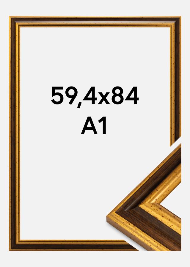 Jämtlands Ramfabrik Frame Aberystwyth Acrylic Glass Gold 59.4x84 cm (A1)