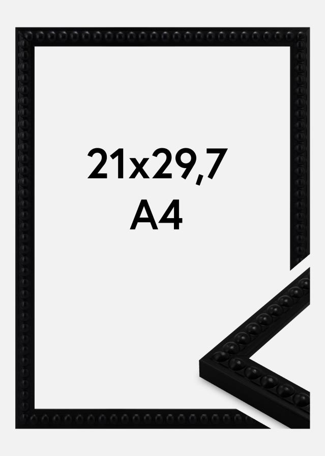 Jämtlands Ramfabrik Frame Perla Acrylic Glass Black 21x29.7 cm (A4)