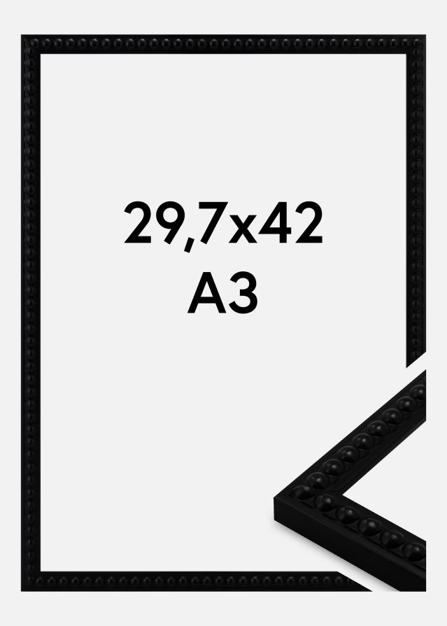 Jämtlands Ramfabrik Frame Perla Acrylic Glass Black 29.7x42 cm (A3)