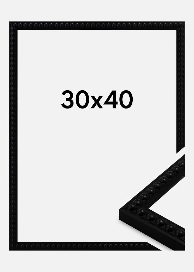 Jämtlands Ramfabrik Frame Perla Acrylic Glass Black 30x40 cm