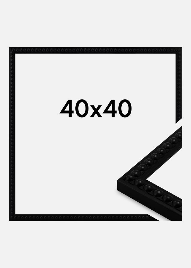 Jämtlands Ramfabrik Frame Perla Acrylic Glass Black 40x40 cm
