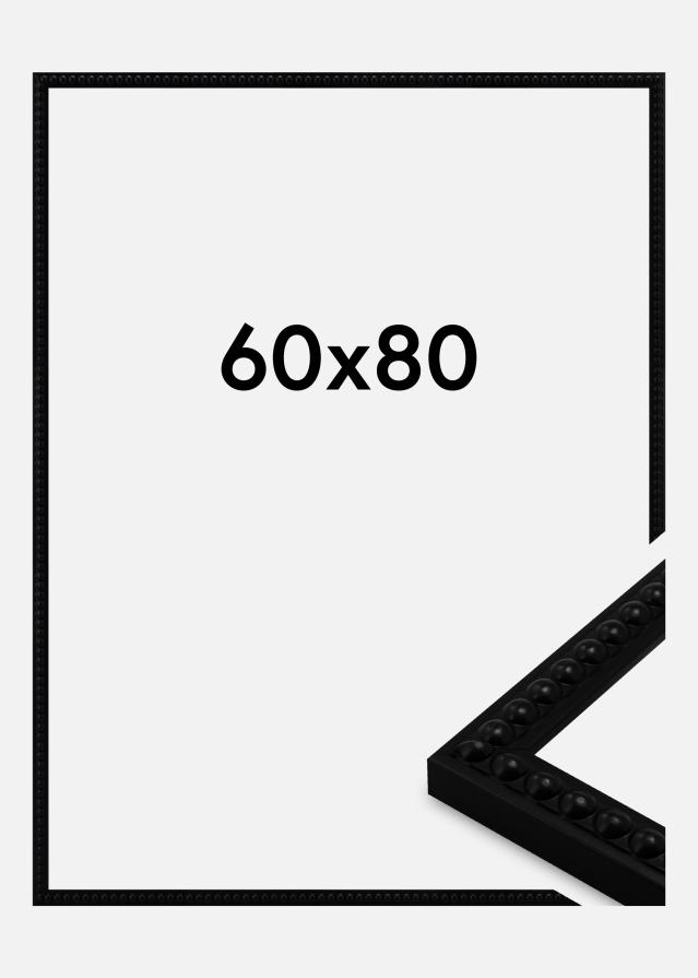 Jämtlands Ramfabrik Frame Perla Acrylic Glass Black 60x80 cm