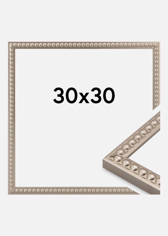 Jämtlands Ramfabrik Frame Perla Acrylic Glass Champagne 30x30 cm