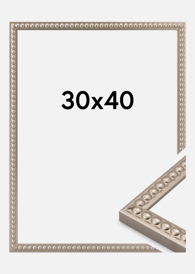Jämtlands Ramfabrik Frame Perla Acrylic Glass Champagne 30x40 cm
