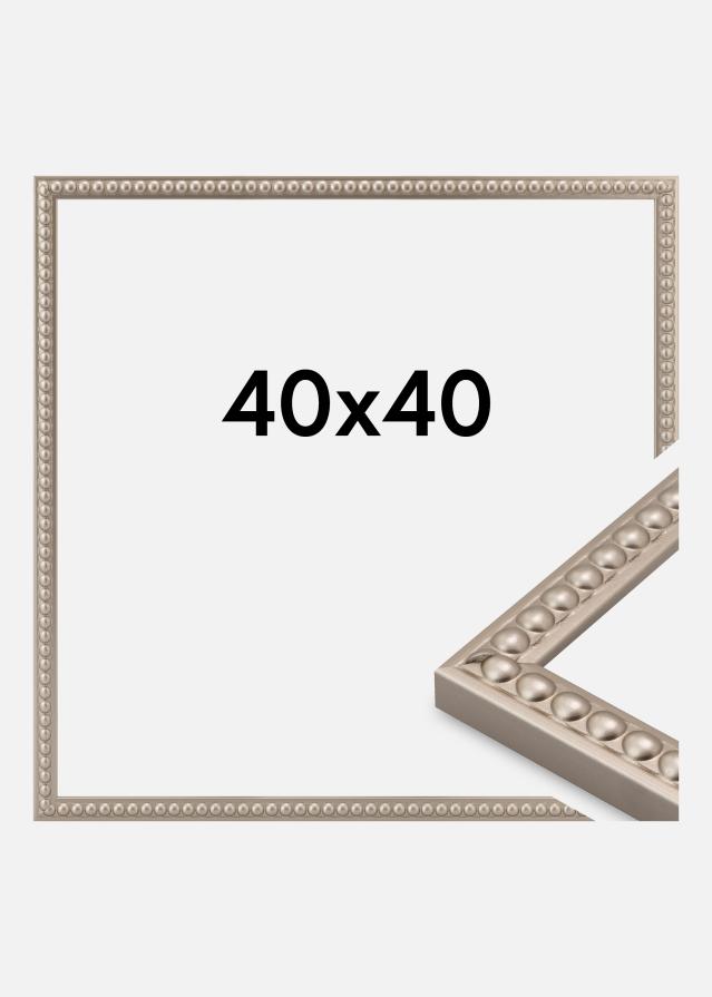 Jämtlands Ramfabrik Frame Perla Acrylic Glass Champagne 40x40 cm