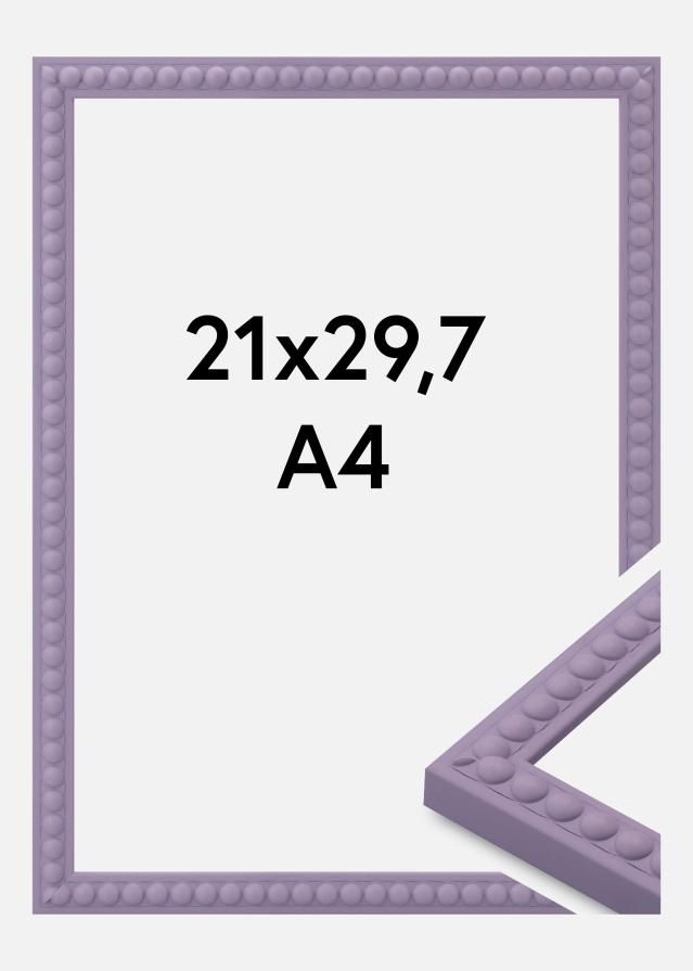 Jämtlands Ramfabrik Frame Perla Acrylic Glass Purple 21x29.7 cm (A4)