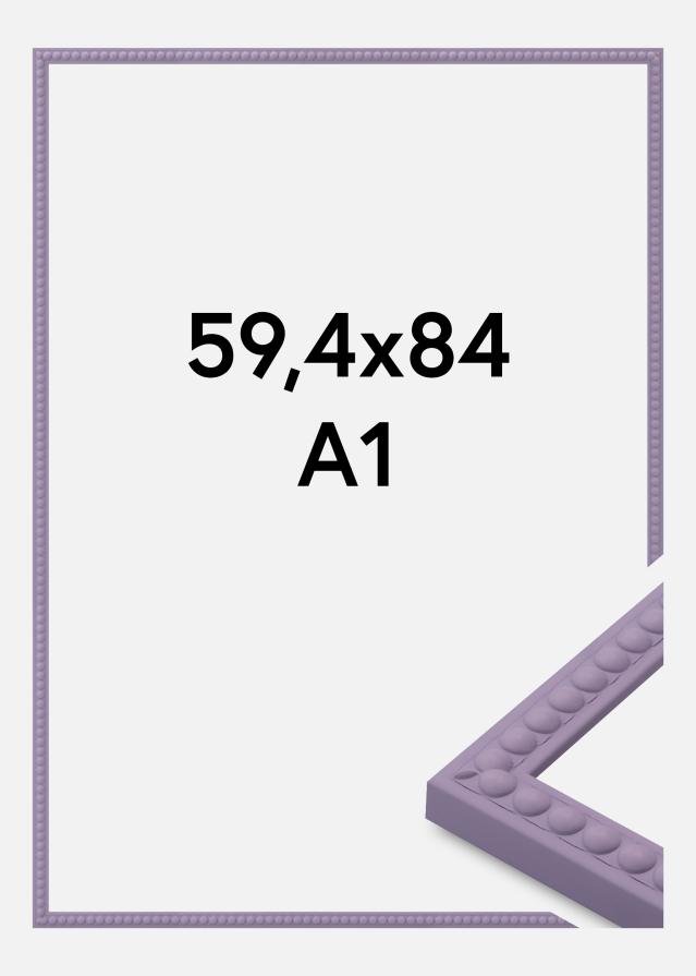 Jämtlands Ramfabrik Frame Perla Acrylic Glass Purple 59.4x84 cm (A1)