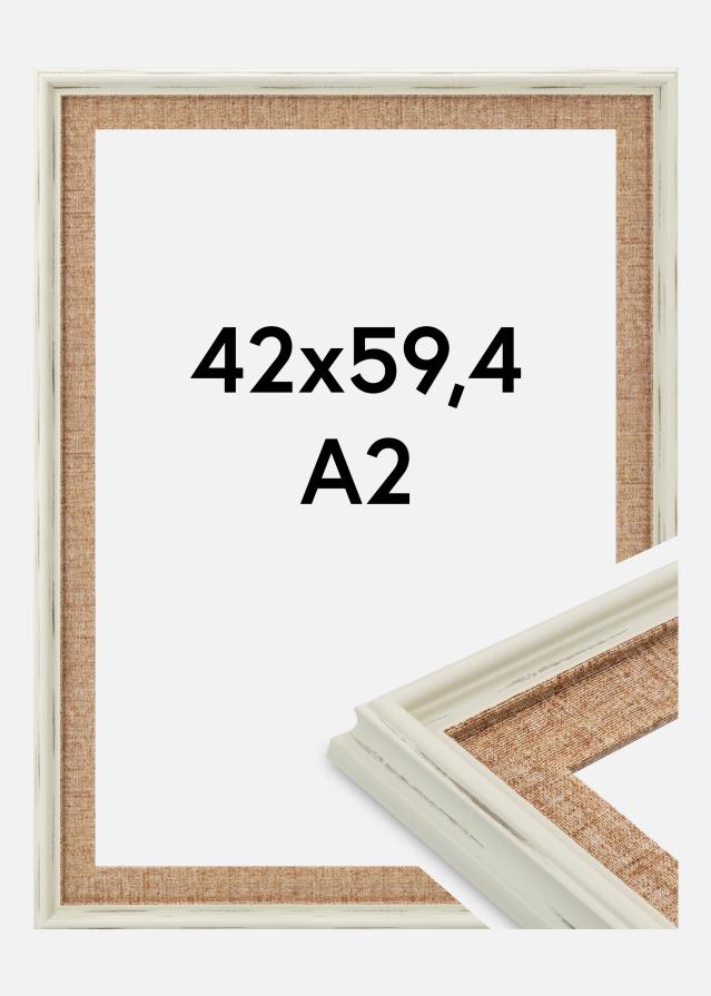 Jämtlands Ramfabrik Frame Sandweave Acrylic Glass White 42x59.4 cm (A2)
