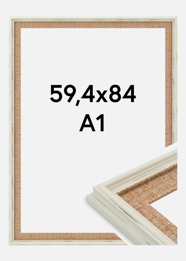 Jämtlands Ramfabrik Frame Sandweave Acrylic Glass White 59.4x84 cm (A1)