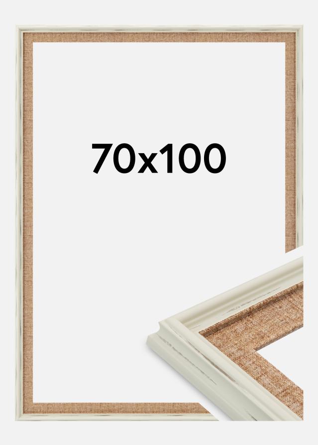 Jämtlands Ramfabrik Frame Sandweave Acrylic Glass White 70x100 cm