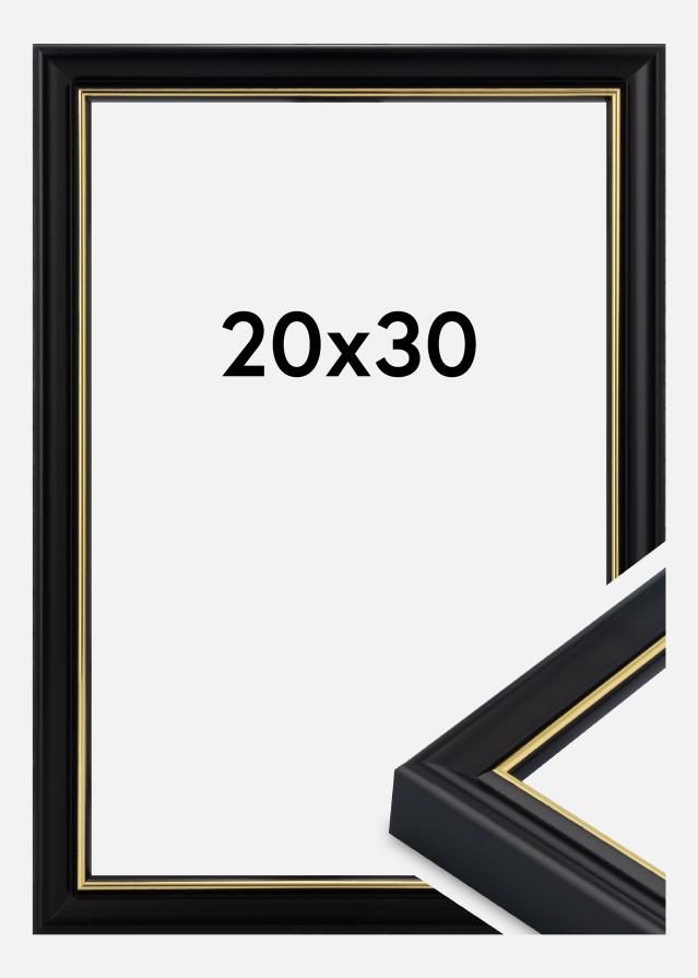 Jämtlands Ramfabrik Frame Canterbury Acrylic Glass Black 20x30 cm