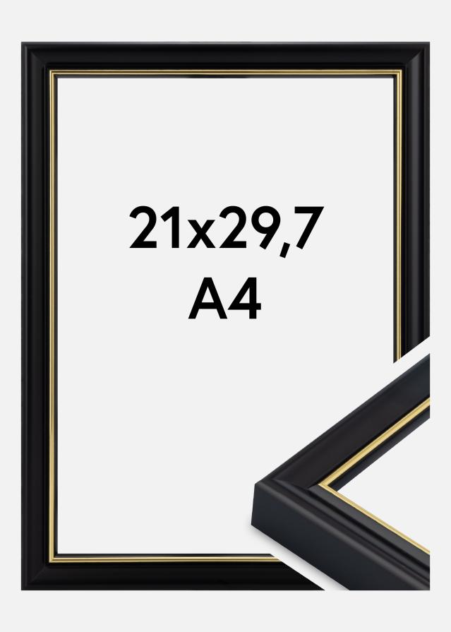 Jämtlands Ramfabrik Frame Canterbury Acrylic Glass Black 21x29.7 cm (A4)