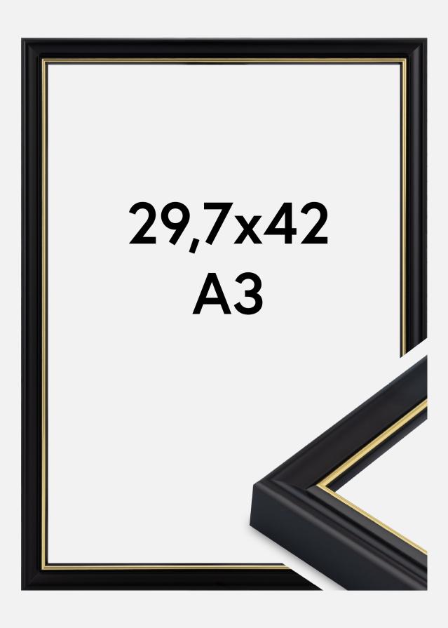 Jämtlands Ramfabrik Frame Canterbury Acrylic Glass Black 29.7x42 cm (A3)