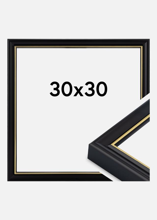 Jämtlands Ramfabrik Frame Canterbury Acrylic Glass Black 30x30 cm