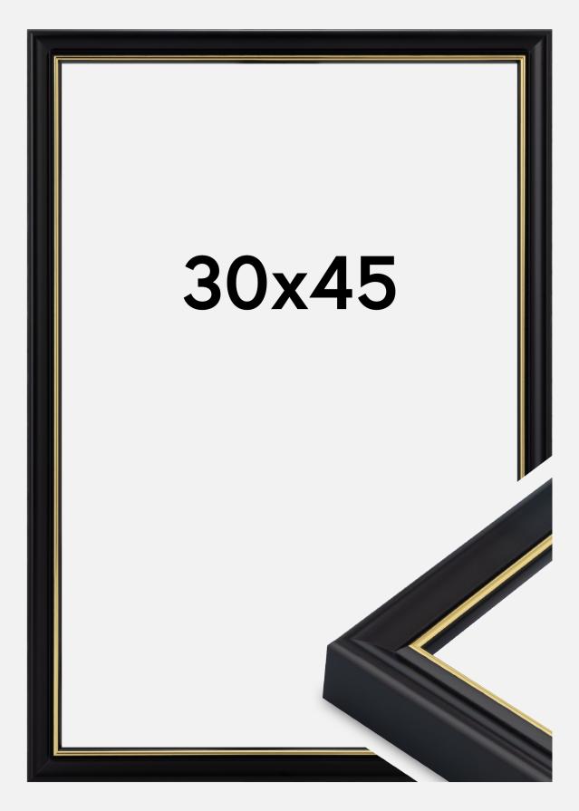 Jämtlands Ramfabrik Frame Canterbury Acrylic Glass Black 30x45 cm