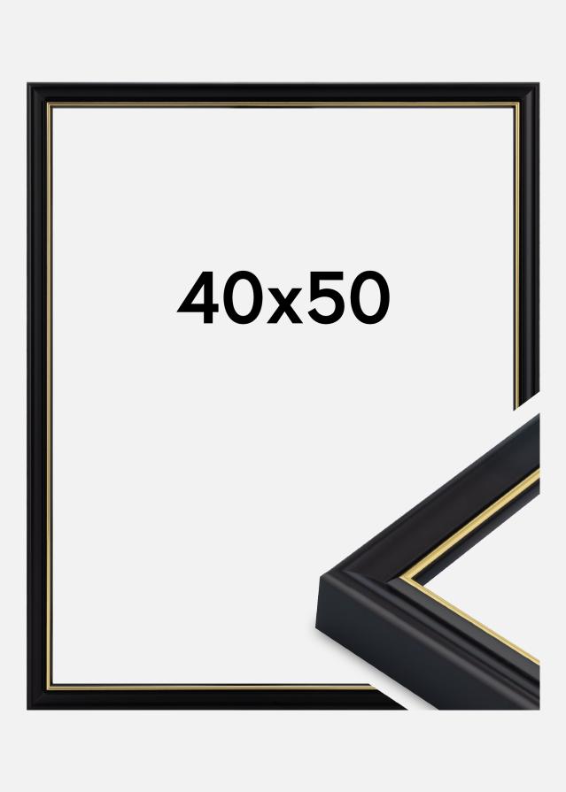 Jämtlands Ramfabrik Frame Canterbury Acrylic Glass Black 40x50 cm