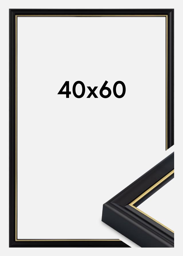 Jämtlands Ramfabrik Frame Canterbury Acrylic Glass Black 40x60 cm