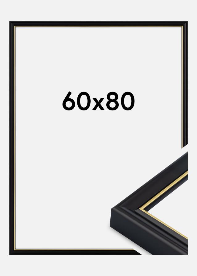 Jämtlands Ramfabrik Frame Canterbury Acrylic Glass Black 60x80 cm