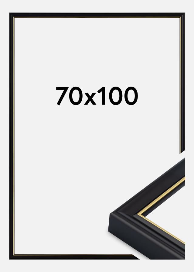 Jämtlands Ramfabrik Frame Canterbury Acrylic Glass Black 70x100 cm