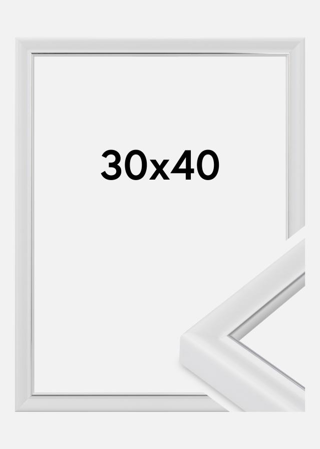 Jämtlands Ramfabrik Frame Canterbury Acrylic Glass White 30x40 cm