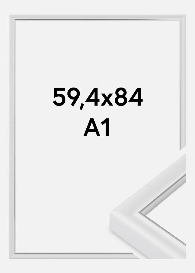 Jämtlands Ramfabrik Frame Canterbury Acrylic Glass White 59.4x84 cm (A1)