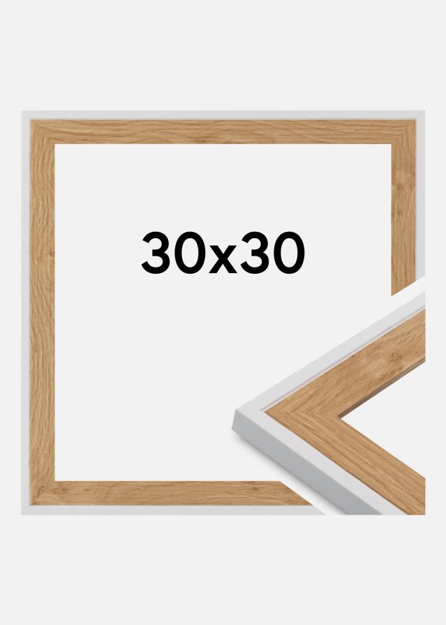 Jämtlands Ramfabrik Frame Clearline Acrylic Glass White 30x30 cm