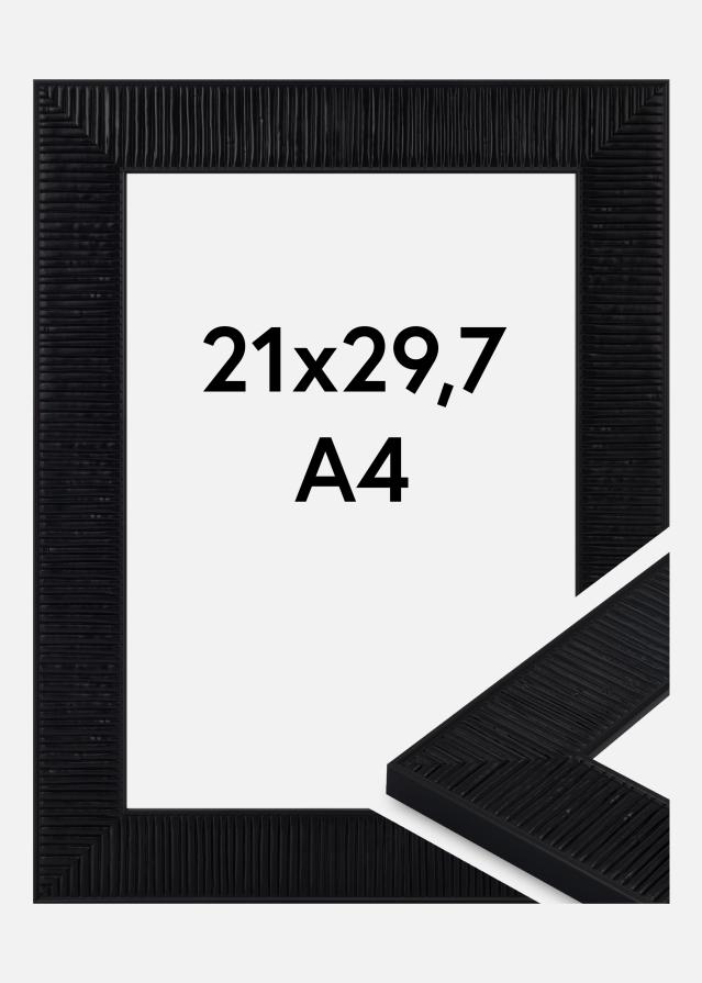 Jämtlands Ramfabrik Frame Lund Acrylic Glass Black 21x29.7 cm (A4)