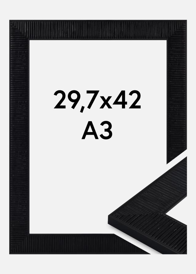 Jämtlands Ramfabrik Frame Lund Acrylic Glass Black 29.7x42 cm (A3)