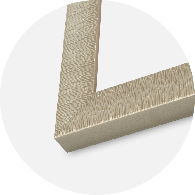 Jämtlands Ramfabrik Frame Sahara Acrylic Glass Champagne 59.4x84 cm (A1)