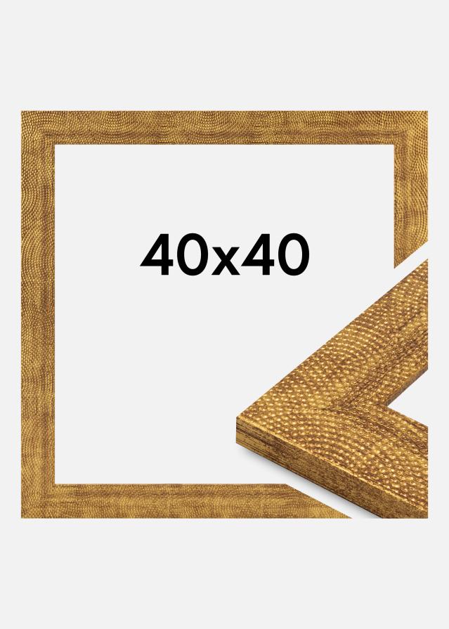 Jämtlands Ramfabrik Frame Linea Acrylic Glass Gold 40x40 cm