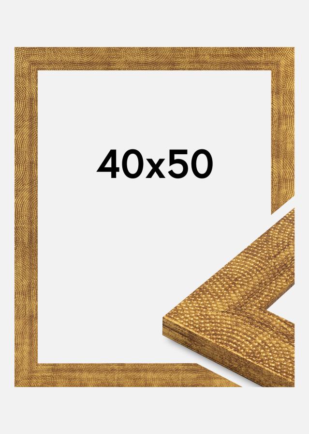 Jämtlands Ramfabrik Frame Linea Acrylic Glass Gold 40x50 cm