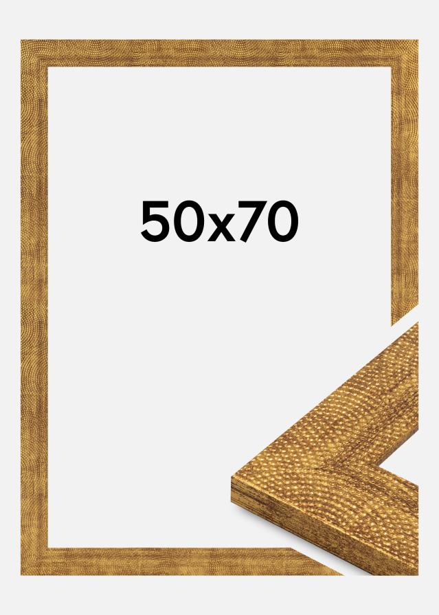 Jämtlands Ramfabrik Frame Linea Acrylic Glass Gold 50x70 cm