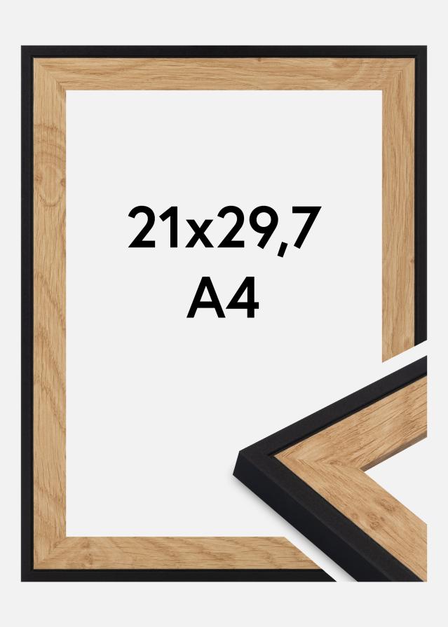 Jämtlands Ramfabrik Frame Iris Acrylic Glass Black 21x29.7 cm (A4)