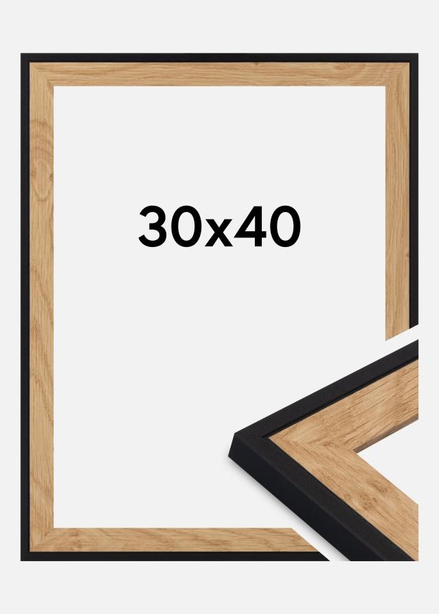 Jämtlands Ramfabrik Frame Iris Acrylic Glass Black 30x40 cm