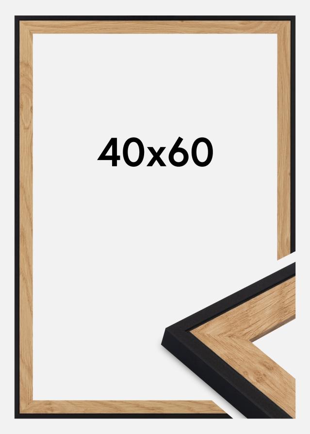 Jämtlands Ramfabrik Frame Iris Acrylic Glass Black 40x60 cm