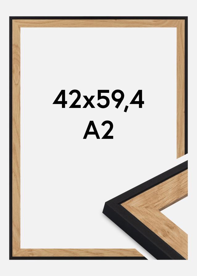 Jämtlands Ramfabrik Frame Iris Acrylic Glass Black 42x59.4 cm (A2)