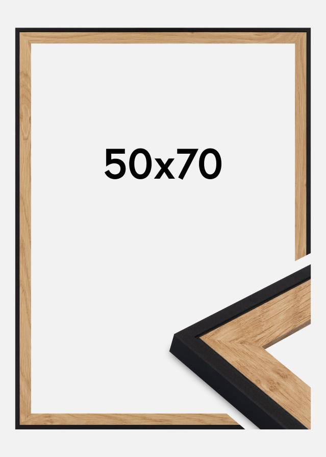 Jämtlands Ramfabrik Frame Iris Acrylic Glass Black 50x70 cm