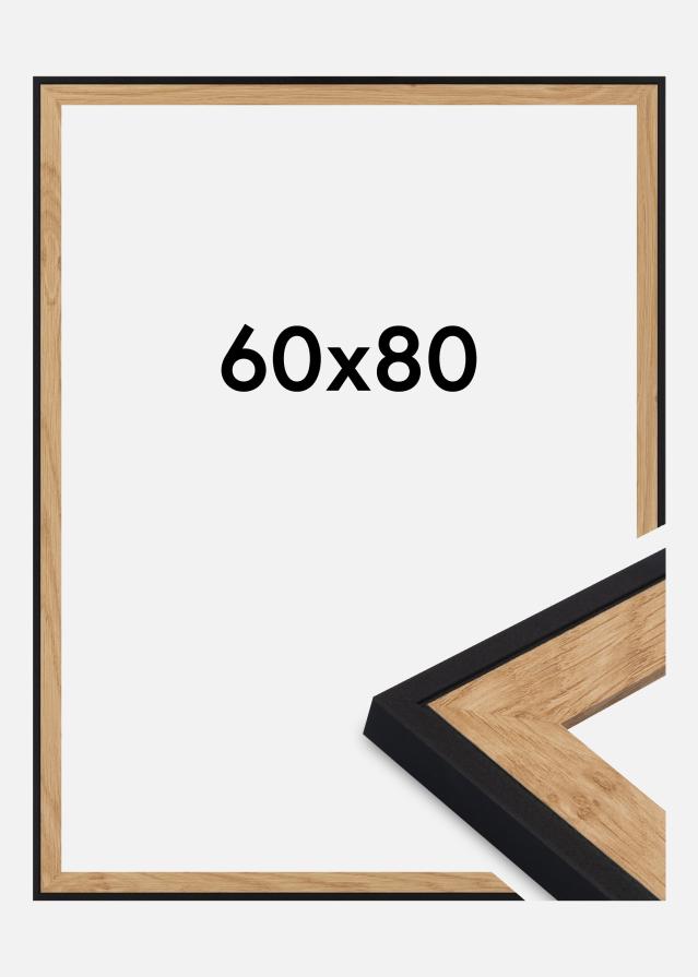 Jämtlands Ramfabrik Frame Iris Acrylic Glass Black 60x80 cm