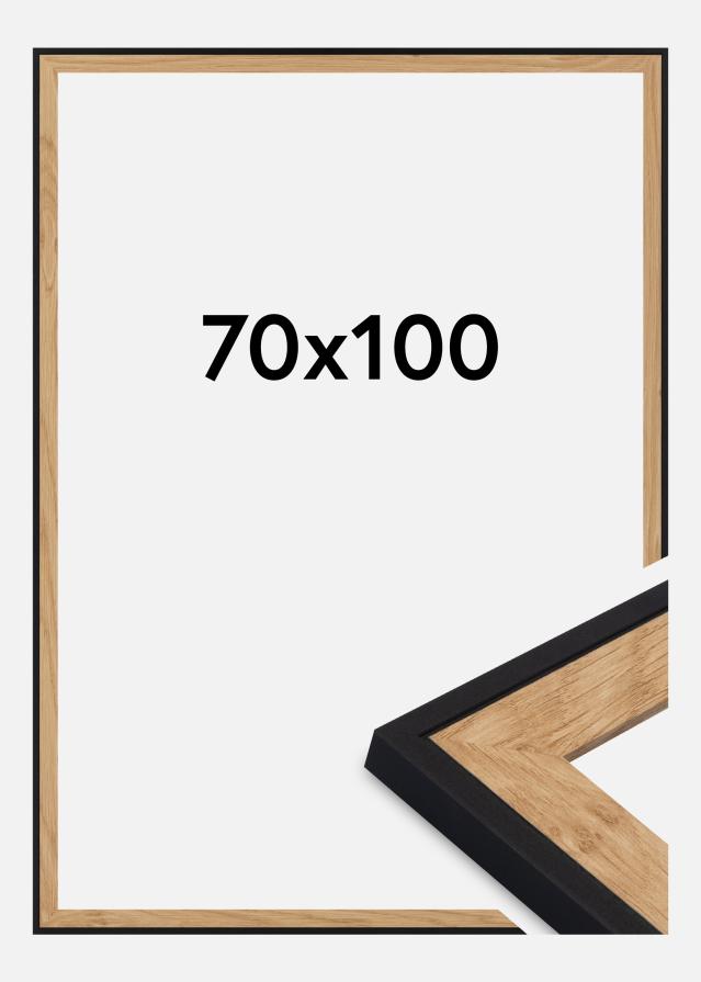 Jämtlands Ramfabrik Frame Iris Acrylic Glass Black 70x100 cm