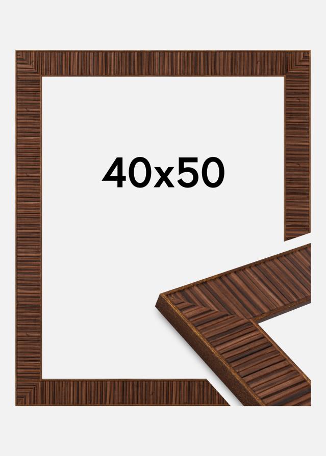 Jämtlands Ramfabrik Frame Agust Acrylic Glass Rosewood 40x50 cm