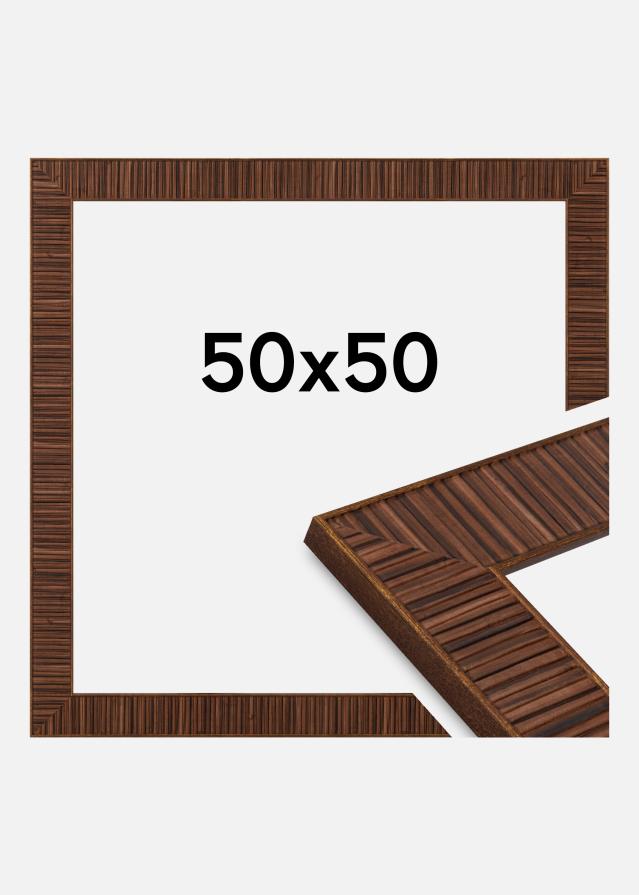 Jämtlands Ramfabrik Frame Agust Acrylic Glass Rosewood 50x50 cm