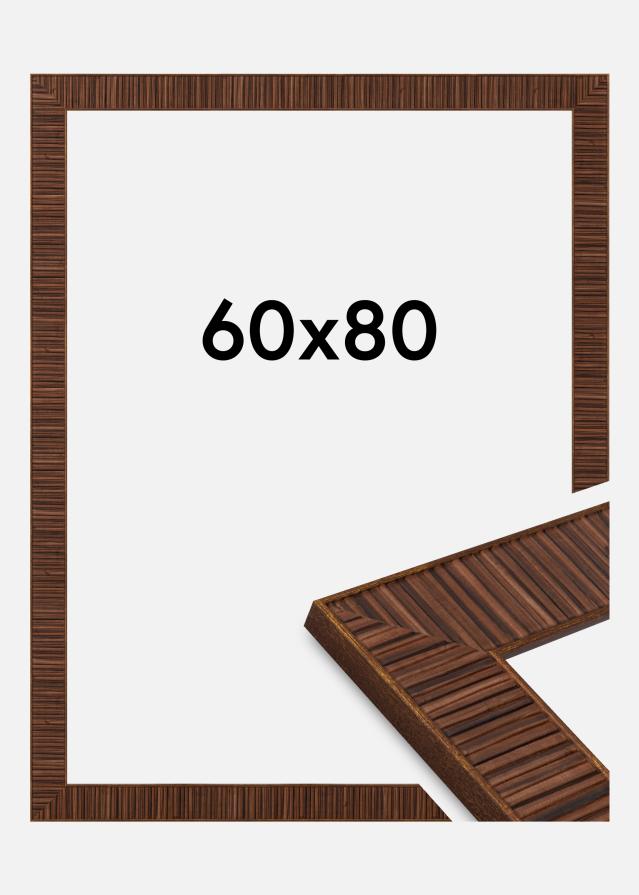 Jämtlands Ramfabrik Frame Agust Acrylic Glass Rosewood 60x80 cm