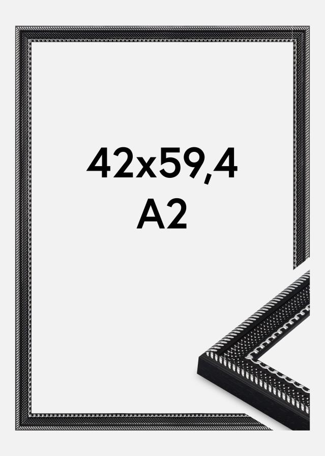 Jämtlands Ramfabrik Frame Trellis Acrylic Glass Black 42x59.4 cm (A2)