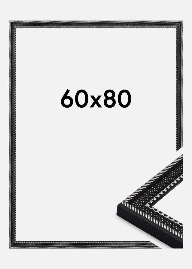 Jämtlands Ramfabrik Frame Trellis Acrylic Glass Black 60x80 cm