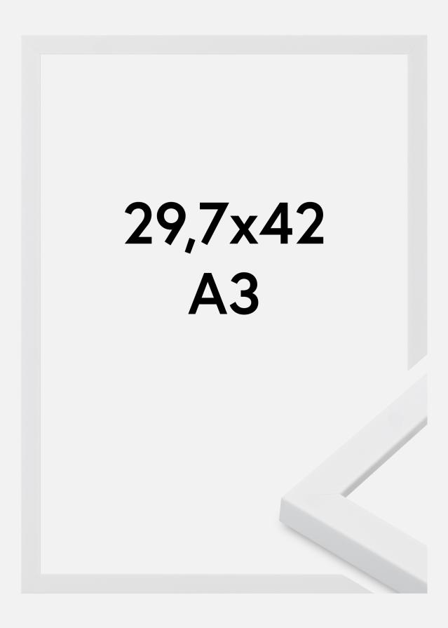 Jämtlands Ramfabrik Frame Oban Acrylic Glass White 29.7x42 cm (A3)